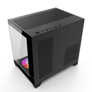 Power Train Coloured Glaze PC Case Sea View Room 270?full view without column Desktop Chassis Support 240 Water Cooler