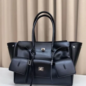 Luxury High Quality Tote Bag Brand Texture Lock Wing Bag Solid Color Simple New Horizontal Square Bag Women's Commuter Handbag