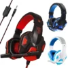 Gaming Headphones 3.5mm Wired PC Bass Stereo Gamer Headset Phone Laptop Earphone Helmet With Microphone For PS4 Xbox One Switch