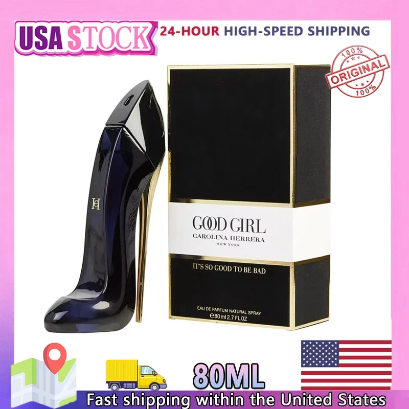 New 80ml Women's Luxury Floral Elegant High Heel Bottle Design Lasting Fragrance Sexy Spray Fashion Deodorant Perfume Gift