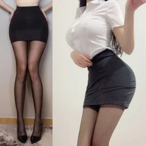 High Waist Sexy Casual Black White Bodycon Pencil Mini Skirts Tight Package Wrap Hip Short Skirt for Women Night Club Party Wear