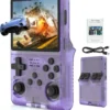 Open Source R40S Pro Retro Handheld Video Game Console Linux System 3.5 Screen 64G/128G 30000+ Games Portable Pocket Player Gift