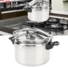 7L Professional Aluminum Pressure Cooker Non-Coating Large Capacity, Dual Ear Design for Gas Stove Family