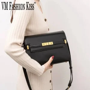 2025 Classic Large Capacity Female Messenger Bag Microfiber Leather Ladies Shoulder Messenger Bags For Women  Luxury Handbags