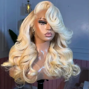 Blond 613 Human Hair Wig 210 Density 30 40Inch Body wave Human Hair Wig 613 Hd Lace Frontal Wig 13x6 Pre Plucked Brazilian Hair