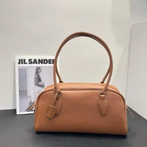 Mendy Women's Bag Luxury Bags Designers New In Handbags Tote Bag Small Size Row One Genuine Leather Bowling Bag Korean Popular