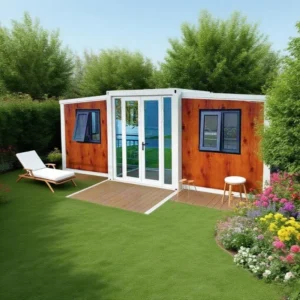 Customized Prefabricated Container House Office Luxury Villa Hotel Mobile Home Expandable Container House With Bathroom Kitchen