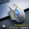 Inphic A9 Explorer V2 Three-mode Gaming Mouse Indicator DPI Adjustable Macro-driver Ergonomics 12000DPI  1000Hz rate of return
