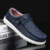 Men Casual Shoes Slip on Canvas Loafers Comfortable Walking Flats for Man Non Slip Soft Moccasins Sneakers Summer loafers