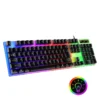 104 key Backlit Mechanical Keyboard Wired Gaming Keyboard Waterproof Luminous Keyboard for Gamer PC Laptop Office