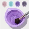New 1/2PCS Silicone Makeup Cleaning Mat Makeup Brushes Wash for Cleaning Makeup Brushes Tool Brush Cleaner HZSQJGZ04