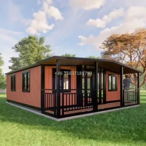 Customized 20ft 40ft Prefabricated Tiny Home Office Luxury Villa Hotel Mobile Expandable Container House With Bathroom Kitchen