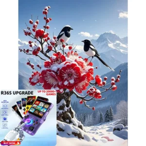 R36S Retro Handheld Game Console Open Source ARKOS System 3.5 Inch IPS Screen RK3326 15000+ Games Pocket Video Player Boys Gift