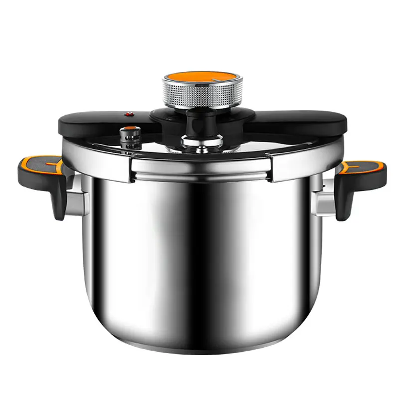 PGY 4L/6L/8L Stainless Steel Pressure Cooker Safety One-Hand Locking Olla de Presion Multi-Cooker for Gas & Induction Stove