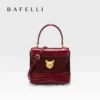 BAFELLI HANDBAG 2025 WOMEN'S NEW LEATHER PURSE EVENING DESIGNER BUCKET CAT LUXURY BRAND FASHION BUSINESS CASUAL BAGS