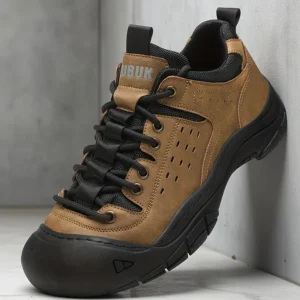 Men's Casual Large-Size Sneakers, Comfortable for All Seasons, Lace-Up Men's Shoes, Non-Slip and Wear-Resistant Hiking Shoes, Walking Shoes, Breathable Uppers, Suitable for Daily Wear, Outdoor Travel, Hiking, Trekking, Business Casual Dual-Wear Shoes