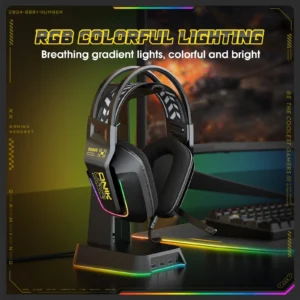 ONIKUMA X13 Gaming Headset with microphone RGB lights Over Ear Wired Headset For PC Laptop Games And Music