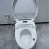 Smart Antibacterial Toilet Seat - Wireless Remote, Water-Saving Wash, Smart Sensor - Heated, Slow Close, Dry for Modern Bathroom