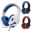 Gaming Headsets Over-Ear 3.5mm Wired Headphones Music Stereo Earphones With Adjustable Microphone For PS4 PS5 Laptop Computer PC