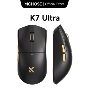 MCHOSE K7 Ultra Wireless Gaming Mouse PAW3950 Dual 8K Polling Rate Lightweight Magnetic Wireless Charging Dock Esports Office