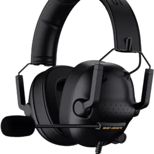 SENZER SG500 Surround Sound Pro Gaming Headset with Noise Cancelling Microphone-Portable Foldable Headphones for PC,PS4,PS5,Xbox