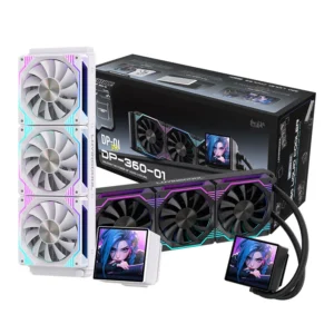LOVINGCOOL DP series 360/240 CPU liquid cooler 4.0-inch super large frameless magnetic full screen Can DIY water cooler radiator