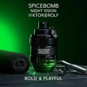 Viktor&Rolf Spicebomb Nightvision Toilette Cálido Picante Fresco Colonia Para Hombre Con Notas Bergamota Cítrica Especias 90ML