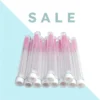 50/100/200pc DIY Eyelash Brush Tube by Yourself, No Decoration Mascara Eyelash Wands Eyebrow Brush Replaceable Dust-proof Makeup