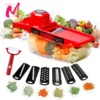 Myvit Vegetable Cutter with Steel Blade Slicer Potato Peeler Carrot Cheese Grater vegetable slicer Kitchen Accessories