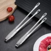 1Pc Stainless Steel Kitchen Tongs BBQ Grill Cooking Tweezers Barbecue Tongs Clip Salad Meat Tongs Food Tweezers Kitchen Utensils