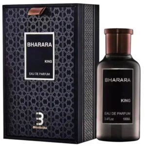 Bharara King Men's Eau de Parfum 3.4oz (100ml) - Refreshing Citrus & Musk Scent Long-Lasting Formaldehyde-Free Fragrance
