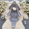HotSweet Sexy Women's Bodysuit Rabbit Girl Cosplay Uniform Sleveless Jumpsuit  Backless Sexy Hollow Lingerie Sweet Cute Rabbit
