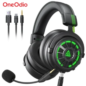 Oneodio EKSA StarEngine Pro Wired Gaming Headset 7.1 Surround PC Headphones Gamer With ENC Mic USB/Type C/3.5mm for PS4 PS5 Xbox