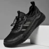 Men's  Anti-Slip Outdoor Walking Shoe Fashionable Breathable Comfortable Mesh Upper Stylish Street Shoe Durable Casual Sneakers