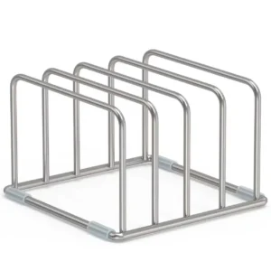 Stainless Steel Cutting Board Holder Cutting Board Stand, Chopping Board Storage Rack (1-Piece Set)