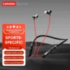 Original Lenovo Y111 Bluetooth 6.0 headphones Neckband Waterproof Magnetic Earbuds Stereo Running Sports Gaming Wireless Headset