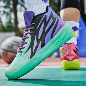 Basketball shoes male shoes Yuanyang student friction has sound actual combat cushioned non-slip sports shoes female
