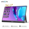 ARZOPA 14 inch 1920*1080P Mini Portable Monitor IPS Gaming External Second Screen for MAC/Laptop/PC/Xbox/PS4/5/Switch/Xbox A1S