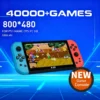 X80 Handheld Game Console 7.0-inch IPS Screen Dual Joystick Ergonomic Compact Buttons Multiplayer Gaming on-the-Go