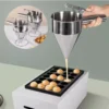600/1200ML stainless steel liquid funnel dispenser, octopus ball tool, cooking kitchen accessories with handle and bracket