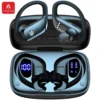 INMAS Wireless Headset T16 Bluetooth EarHook Handsfree Headphones LED Digital Display Earphones Waterproof Sports Gaming Earbuds