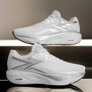 Men's Casual and Comfortable Solid Color Wear-Resistant Jogging Shoes, Breathable and Easy-To-Wear Sports Shoes with Adjustable Shoelaces, Non-Slip and Comfortable for Outdoor Exercise