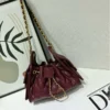 2025 New Women's Large Capacity Underarm Single Shoulder Bag Luxury Simple Fashion Retro Chain Grid Pattern PU Crossbody Bag
