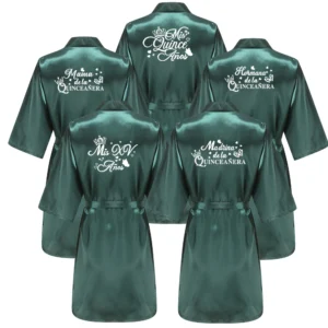 Mis XV Bathrobes Princess Sweet 15 Years Girl Birthday Party Mis Quince Años Robes Quinceanera Robe