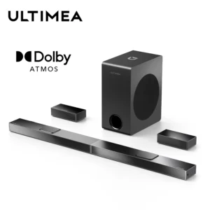 ULTIMEA 520W 5.1.2 Soundbar with Dolby Atmos for Smart TV,4K HDR Pass-through,Home Theater Wireless Bluetooth Soundbar Speakers