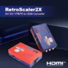 RetroScaler2x AV to HDMI? Converter and Line-doubler For Retro Game Consoles PS2 N64 NES Dreamcast Saturn MD1 MD2