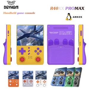BOYHOM R40XXPROMAX Retro Handheld with ARKOS2.0, 4.2" HD IPS Screen, 4500mAh, WiFi - Portable Classic Gaming Best Gift