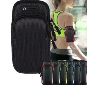 Universal Phone Armband Outdoor Fitness Running Sport Armband Cell Phone Holder With Headphone Jack Mobile Phone Bag For Samsung