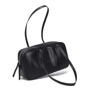 Women's Cow Genuine Leather Shoulder Bags Ladies Fashion Designer Luxury Handbags Female Retro Commute Boston Cowhide Handbag