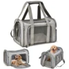 Dog Carrier Bag Soft Side Backpack Cat Pet Carriers Dog Travel Bags Airline Approved Transport For Small Dogs Cats Outgoing